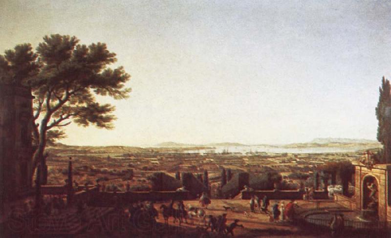 VERNET, Claude-Joseph The City and Harbour of Toulon Spain oil painting art